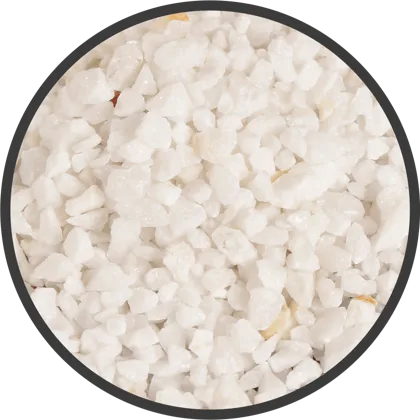 112 Pure White coloured granule / micronised mineral