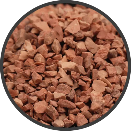 603 Brick Red coloured granule / micronised mineral